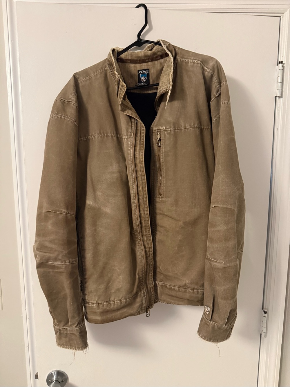 Kuhl Men's Lightweight Canvas Jacket in Tan